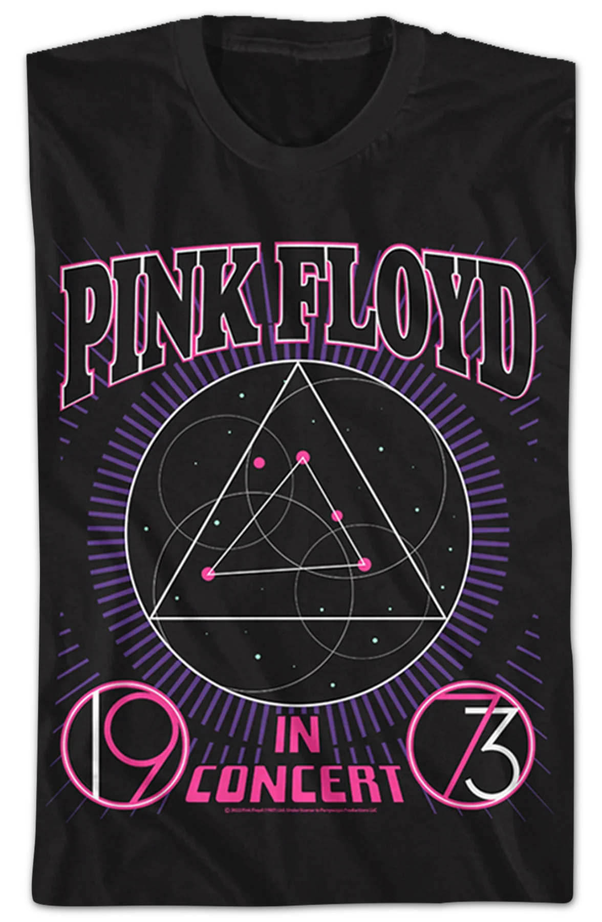 1973 Concert Pink Floyd T-Shirt - Image 2
