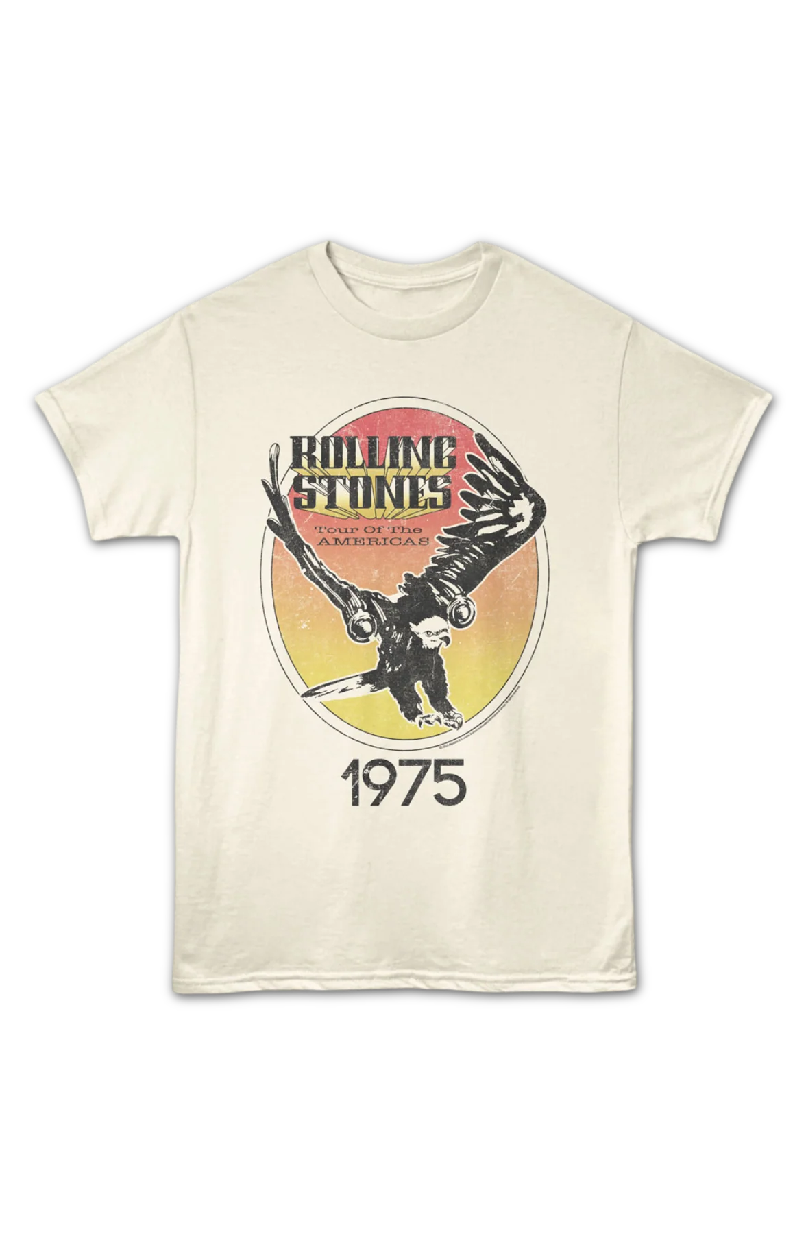1975 Tour Of The Americas Rolling Stones T-Shirt - Image 2