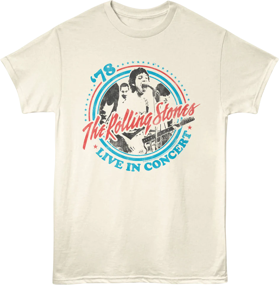 '78 Concert Circle Rolling Stones T-Shirt