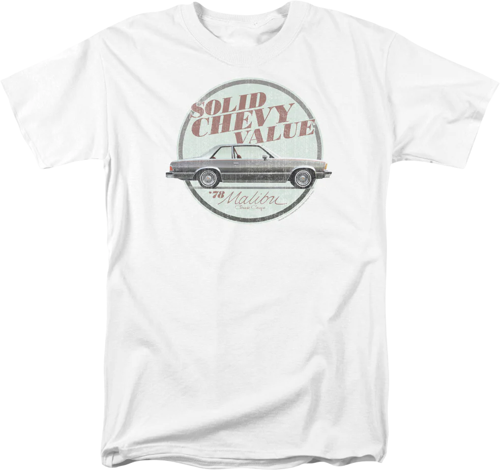'78 Malibu Chevrolet T-Shirt