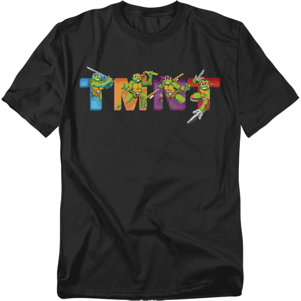 8-Bit Heroes Teenage Mutant Ninja Turtles T-Shirt - Image 2
