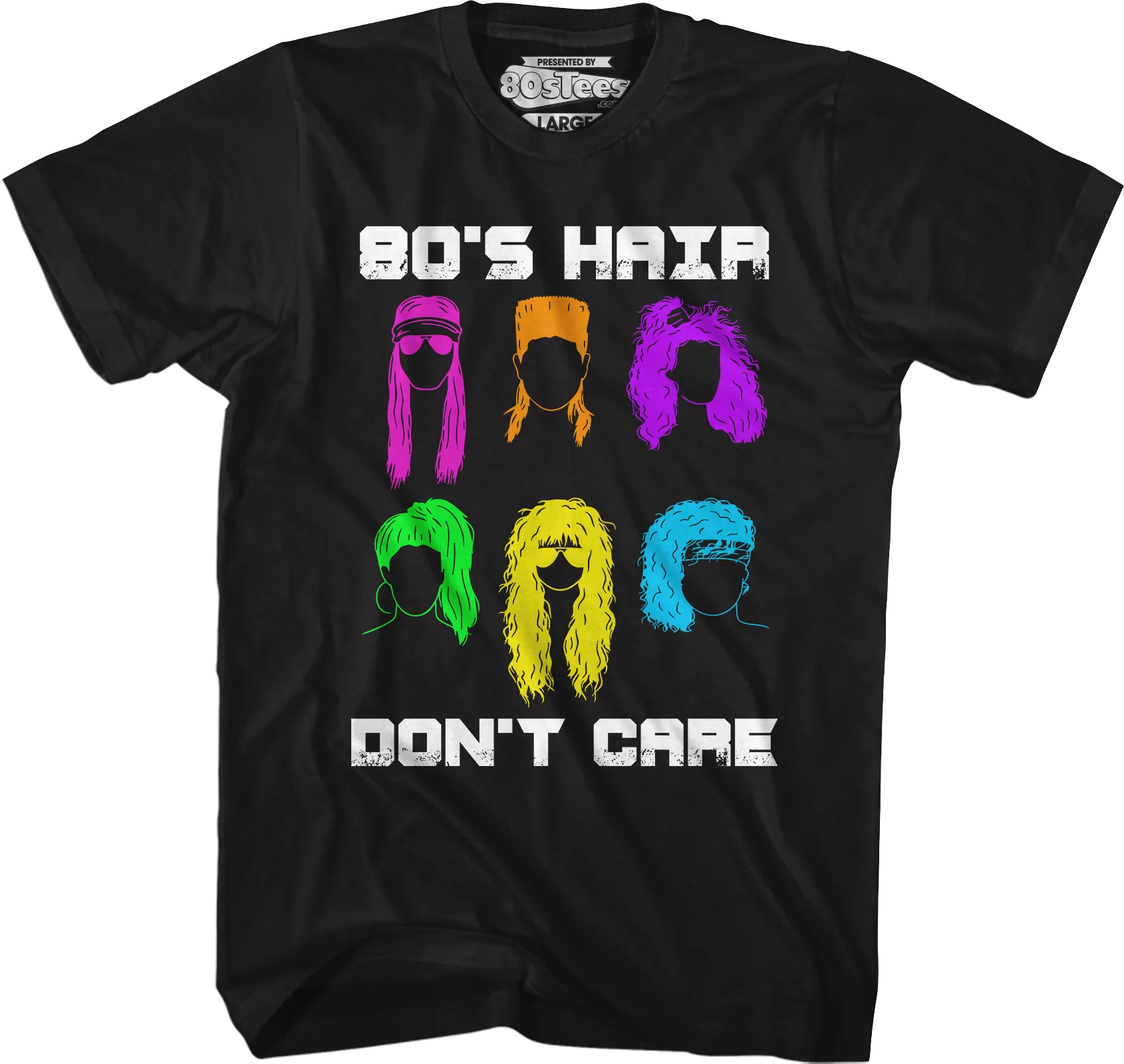 80's Hair Don't Care T-Shirt - Image 4