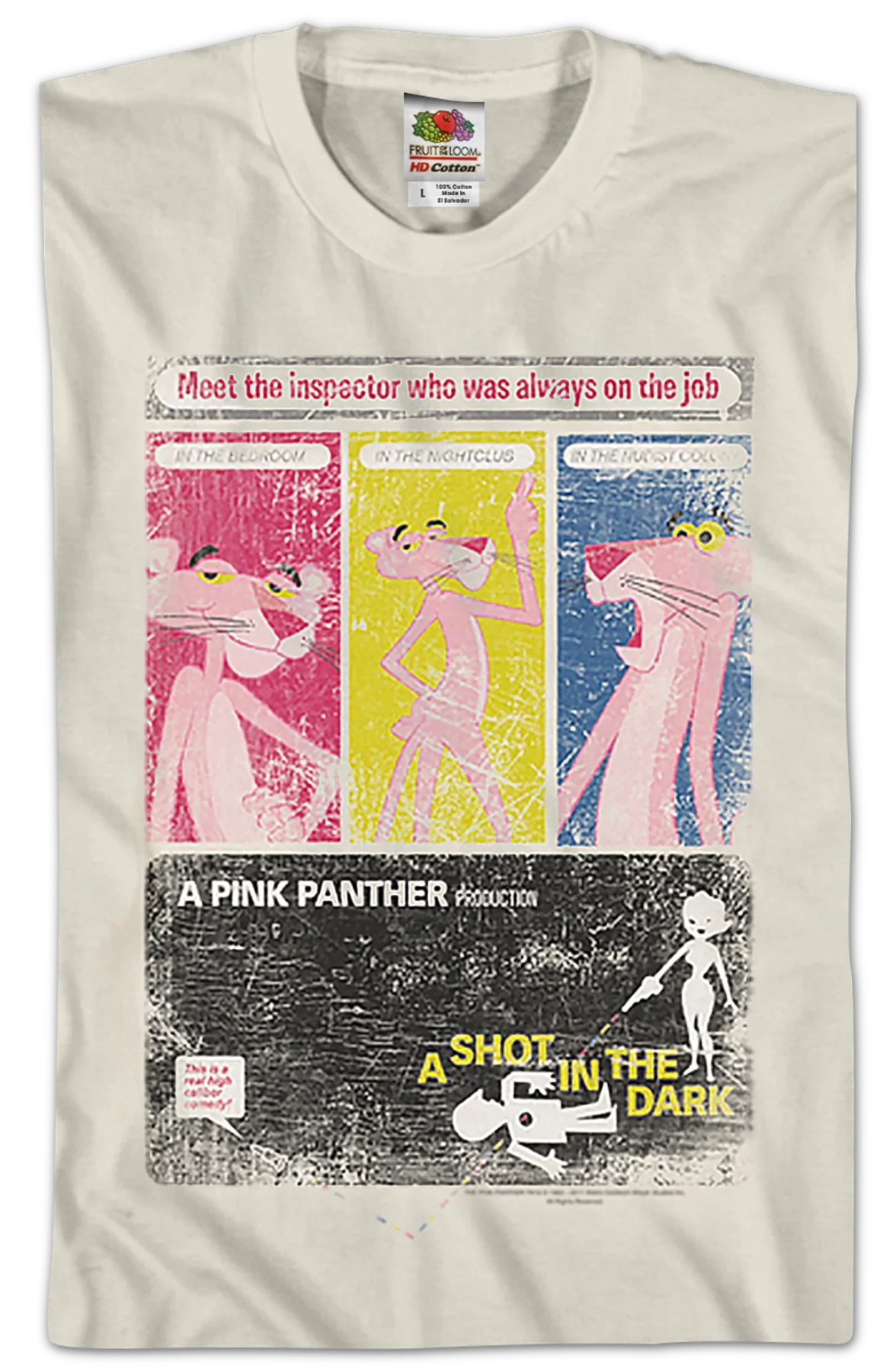 A Shot In The Dark Pink Panther T-Shirt - Image 2