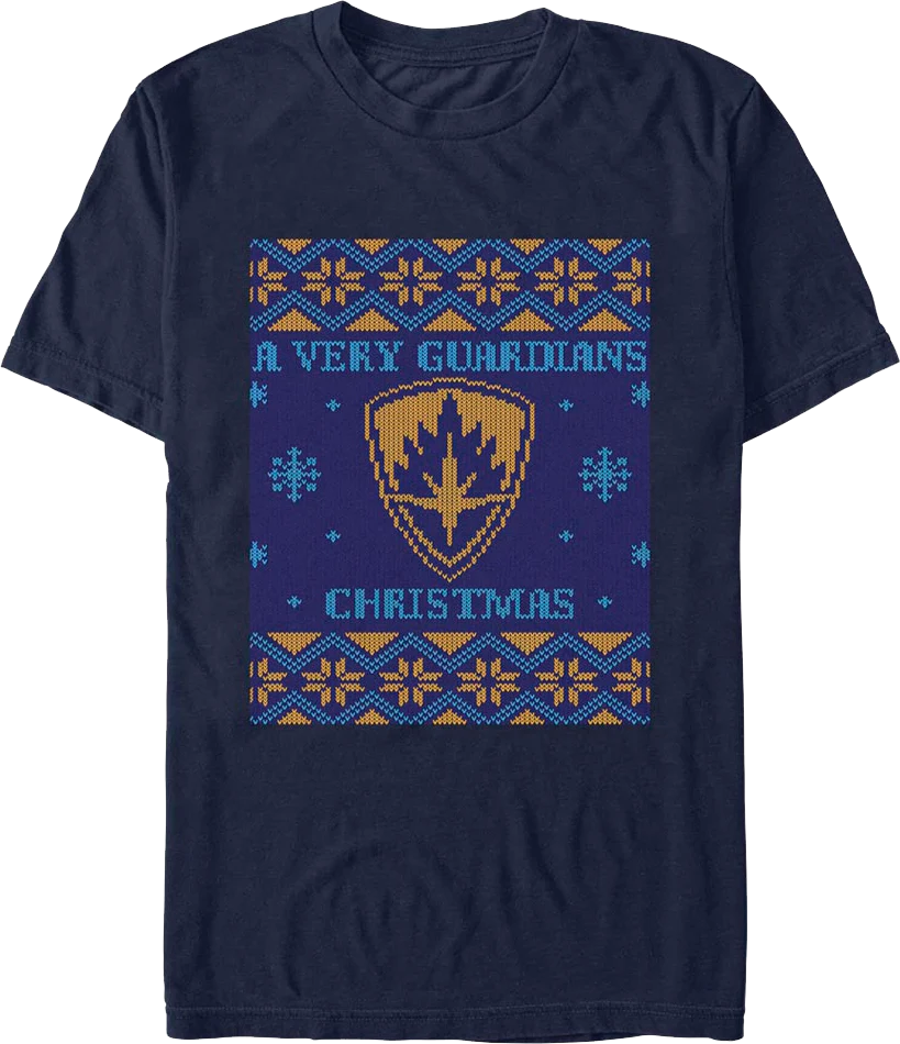 A Very Guardians Christmas Marvel Comics T-Shirt