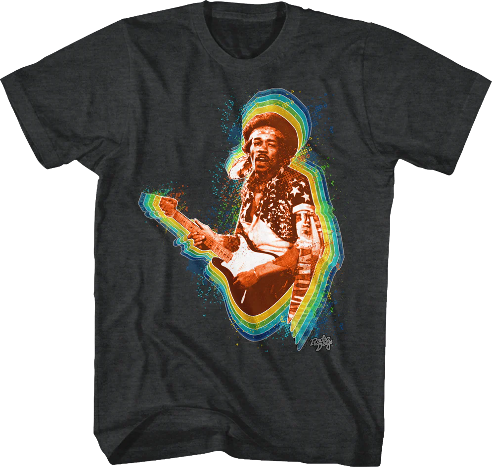 AC Psychedelic Jimi Hendrix T-Shirt