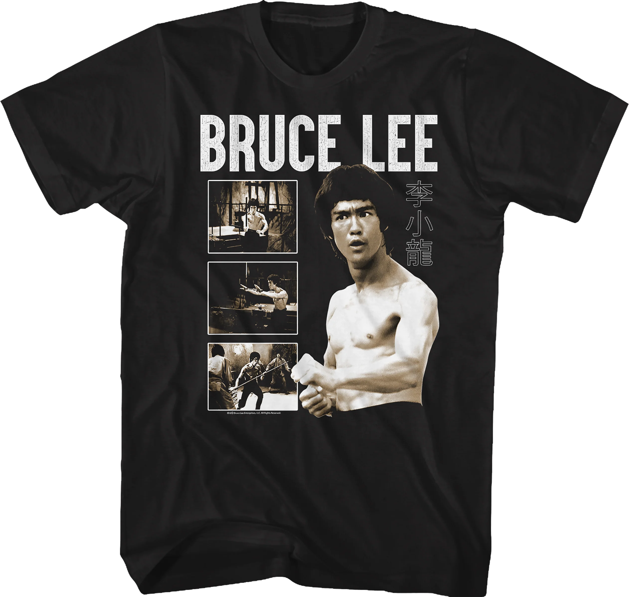 Action Collage Bruce Lee T-Shirt