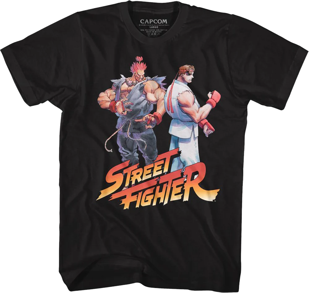 Akuma vs Ryu Street Fighter T-Shirt