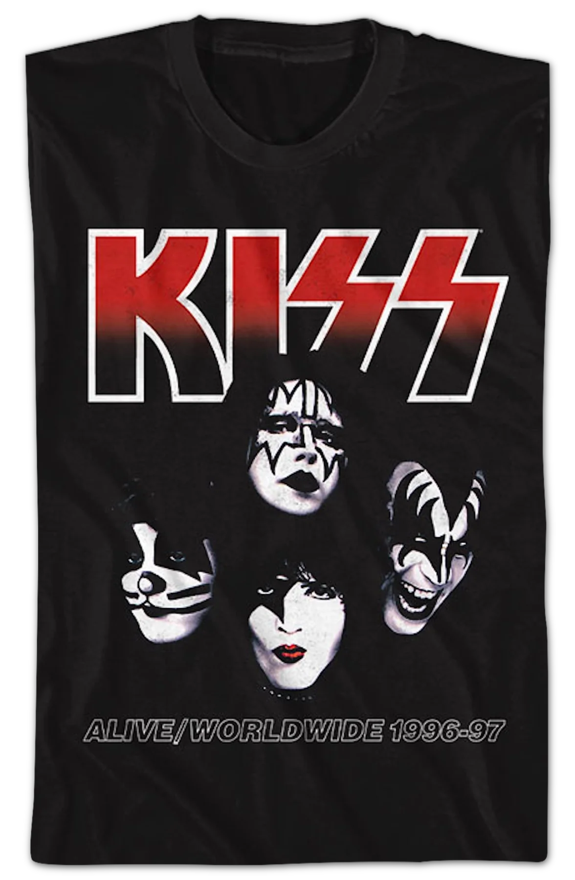 Alive/Worldwide 1996-97 KISS T-Shirt - Image 2