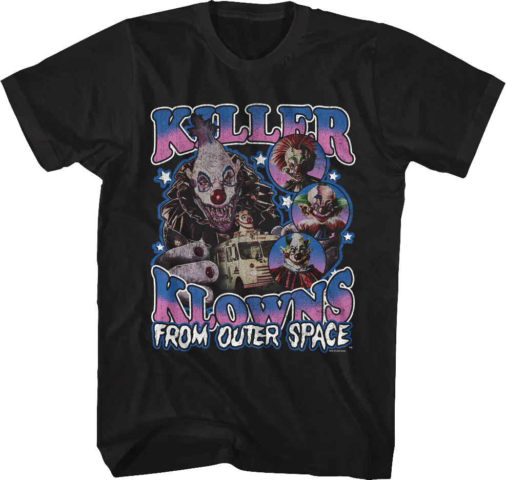 All-Star Collage Killer Klowns From Outer Space T-Shirt
