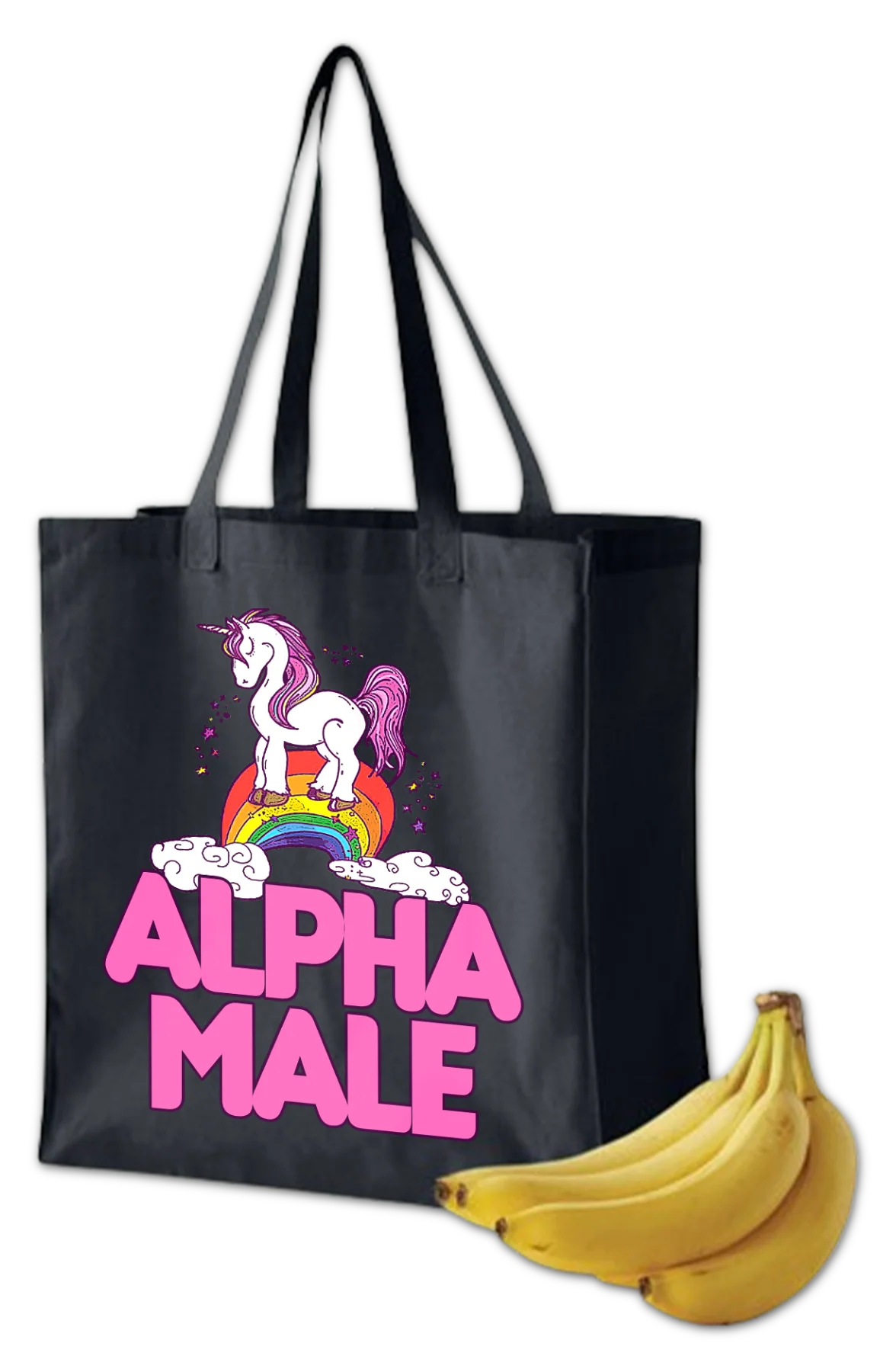 Alpha Male Unicorn Tote Bag - Image 2
