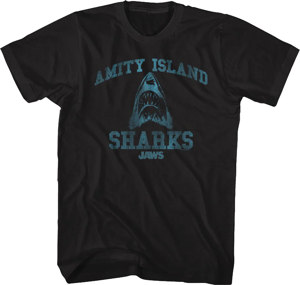 Amity Island Sharks Jaws T-Shirt