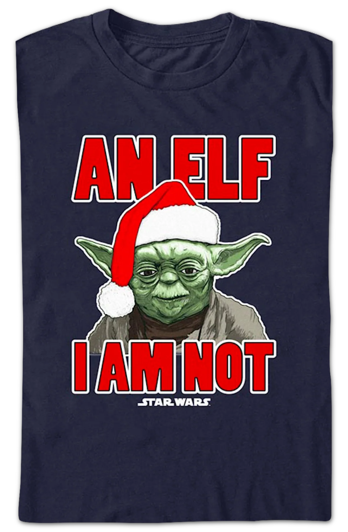 An Elf I Am Not Yoda Star Wars T-Shirt - Image 2