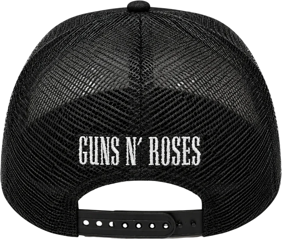 Appetite For Destruction Checker Bill Guns N' Roses Trucker Cap - Image 4