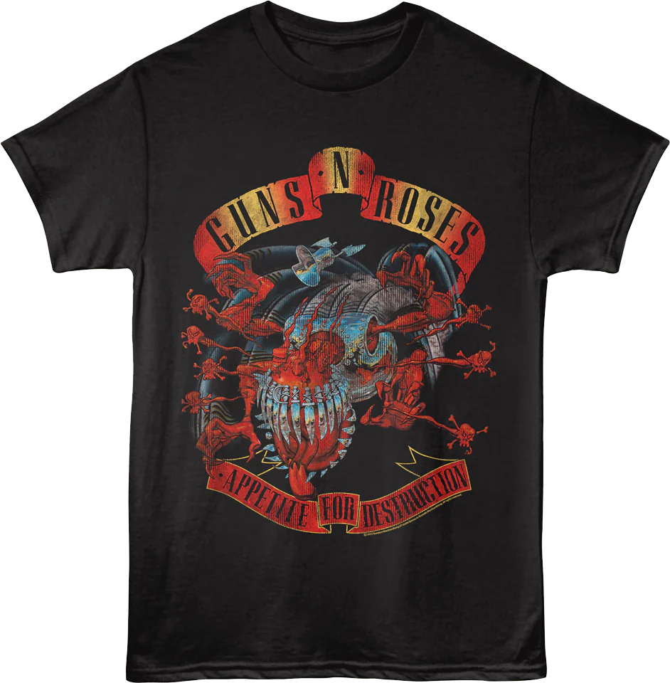 Appetite For Destruction Original Artwork Guns N' Roses T-Shirt