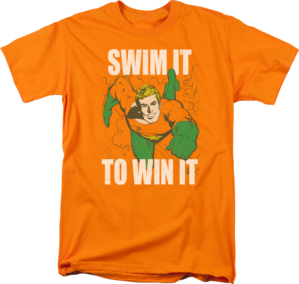 Aquaman Swim It To Win It DC Comics T-Shirt