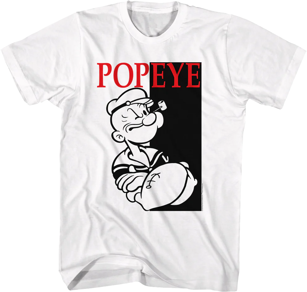 Arms Folded Scarface Poster Popeye T-Shirt