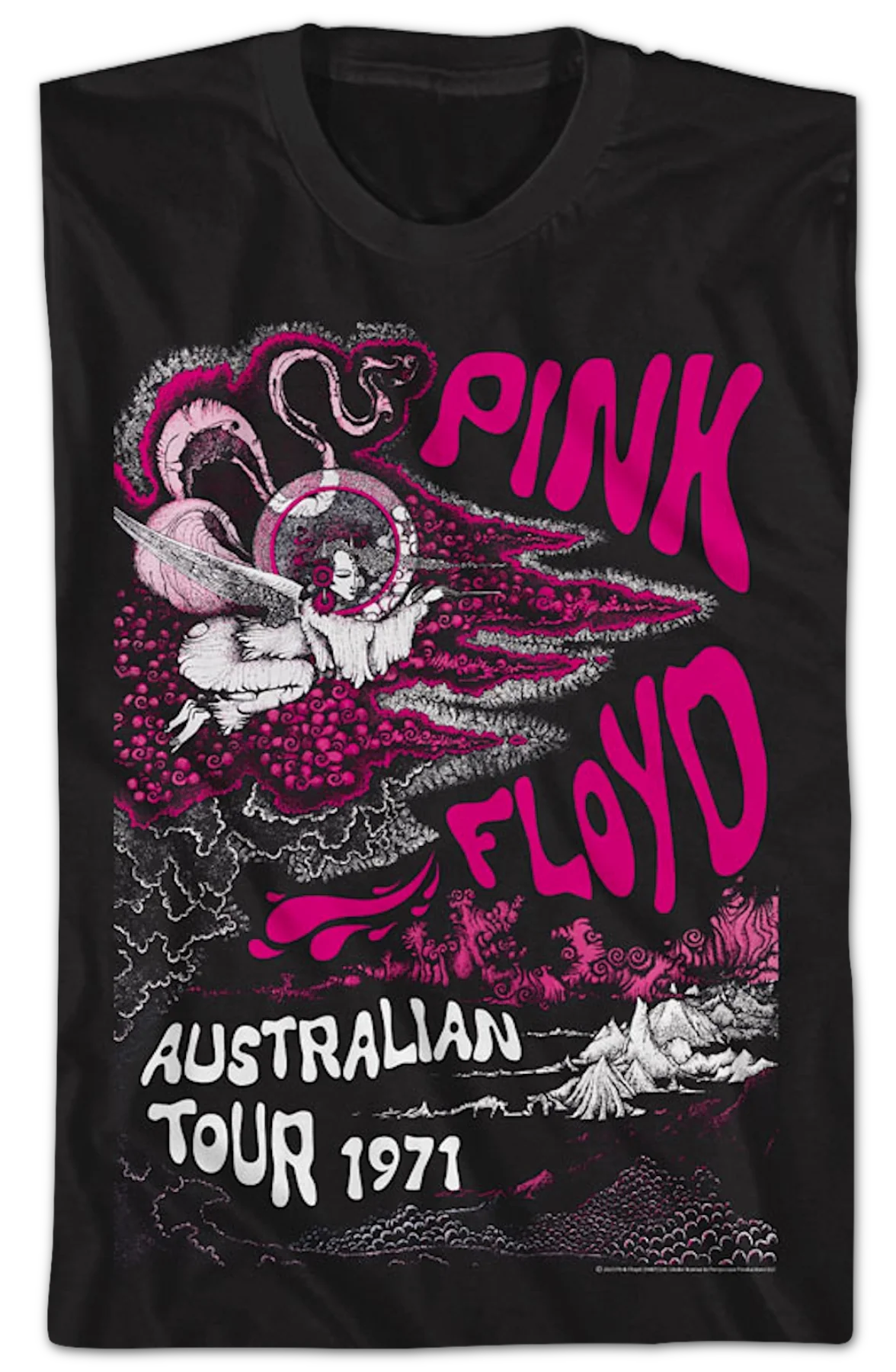 Australian Tour 1971 Pink Floyd T-Shirt - Image 2