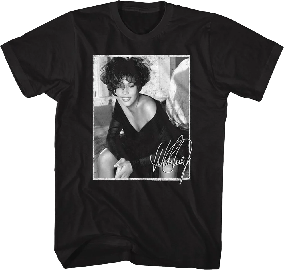 Autograph Whitney Houston T-Shirt