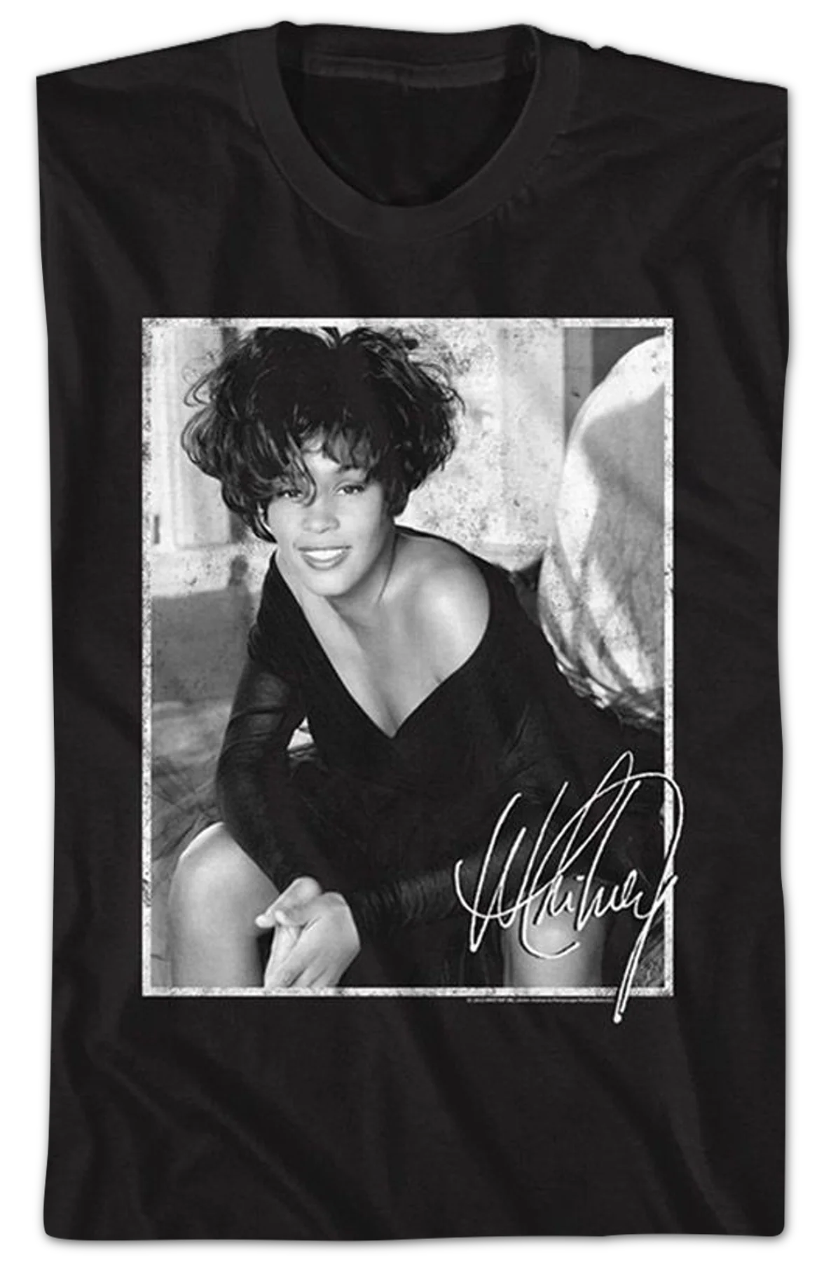 Autograph Whitney Houston T-Shirt - Image 2