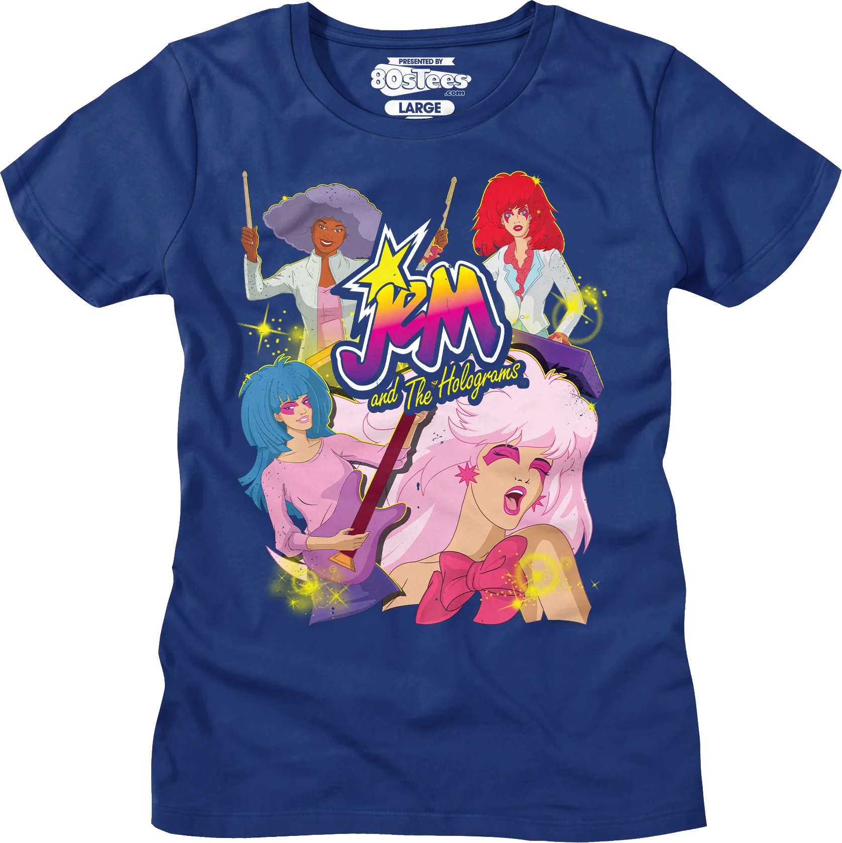 Band Collage Jem And The Holograms T-Shirt - Image 5