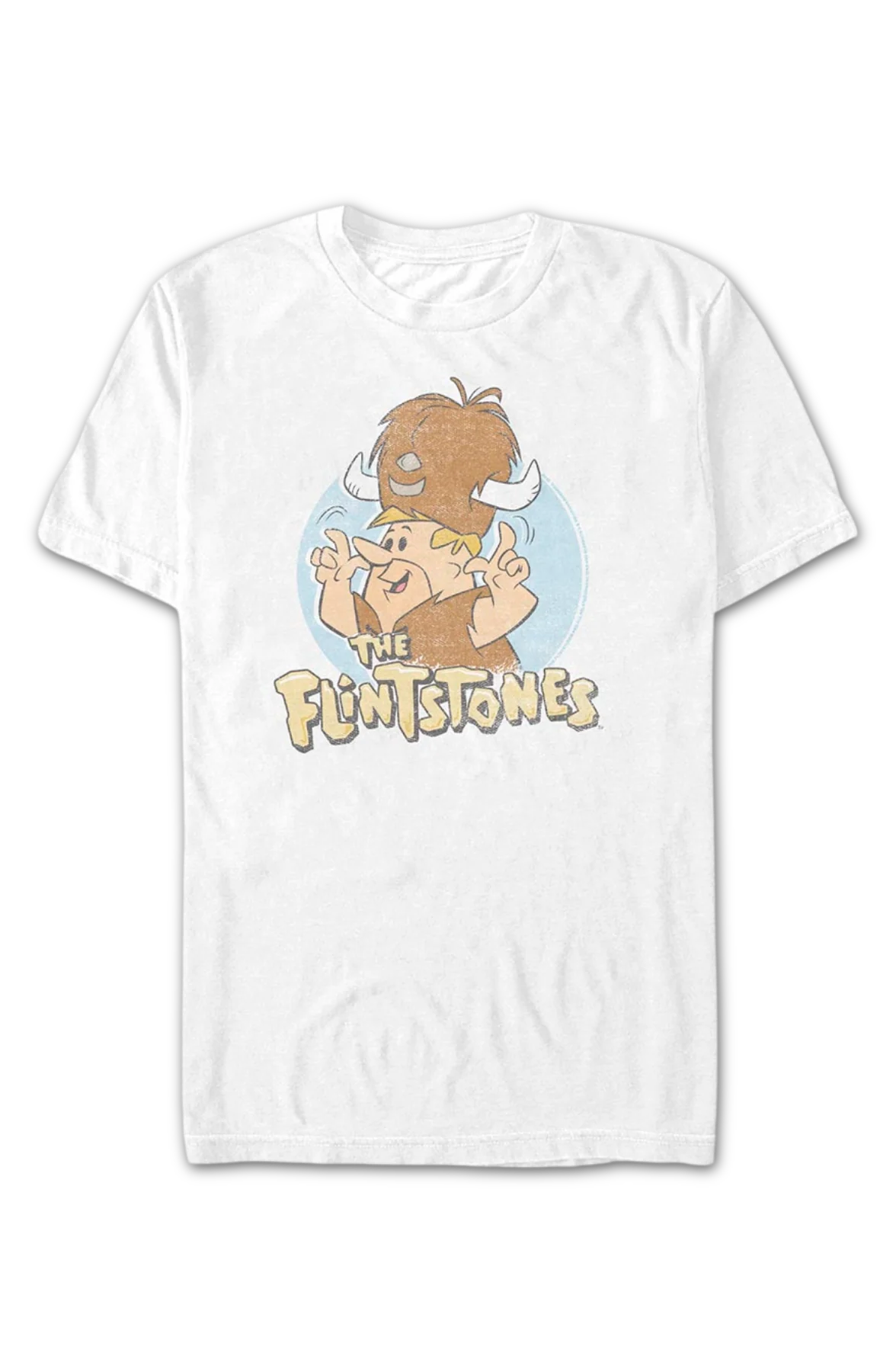Barney Rubble Water Buffalo Hat Flintstones T-Shirt - Image 2
