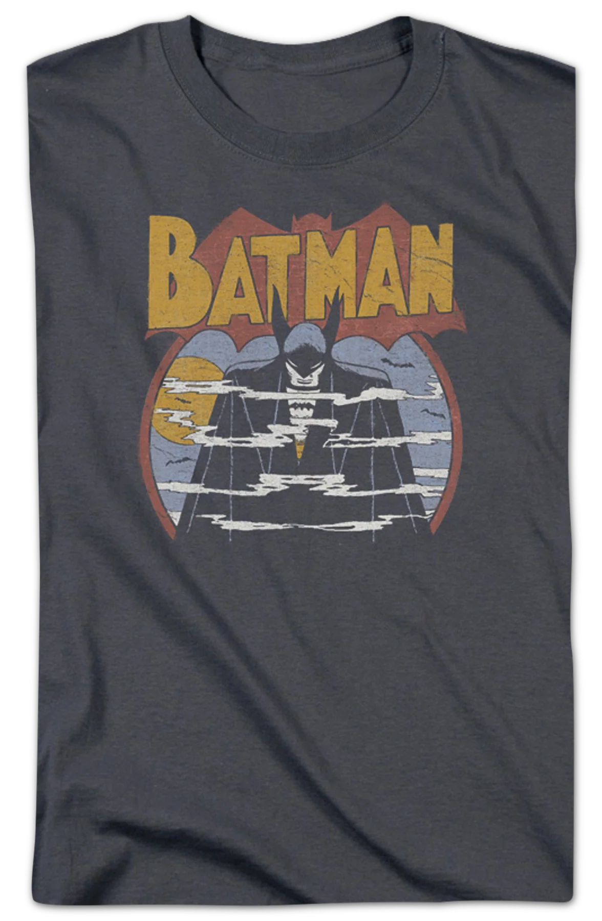 Batman In Gotham Fog DC Comics T-Shirt - Image 2
