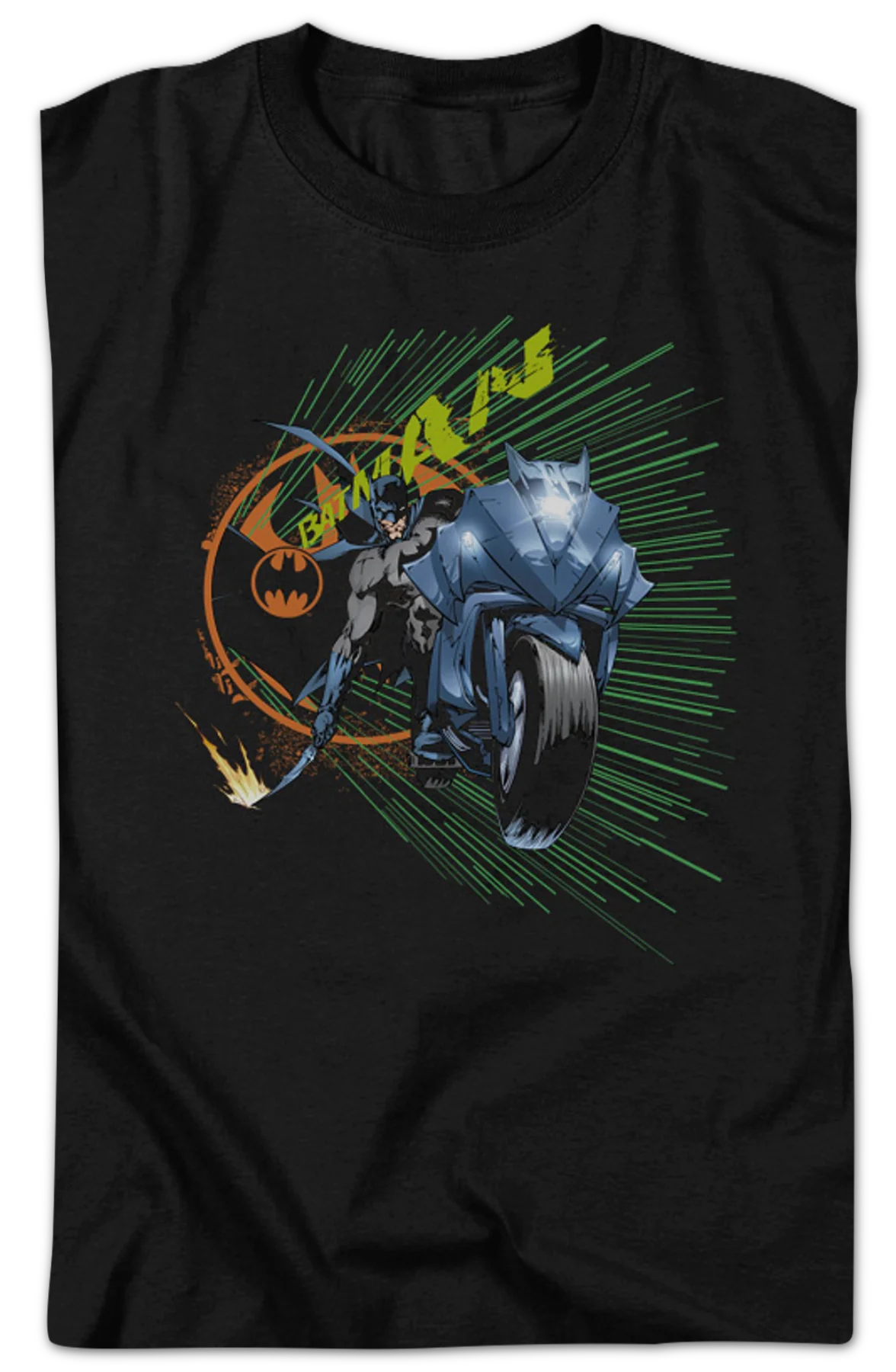 Batman's Batcycle DC Comics T-Shirt - Image 2