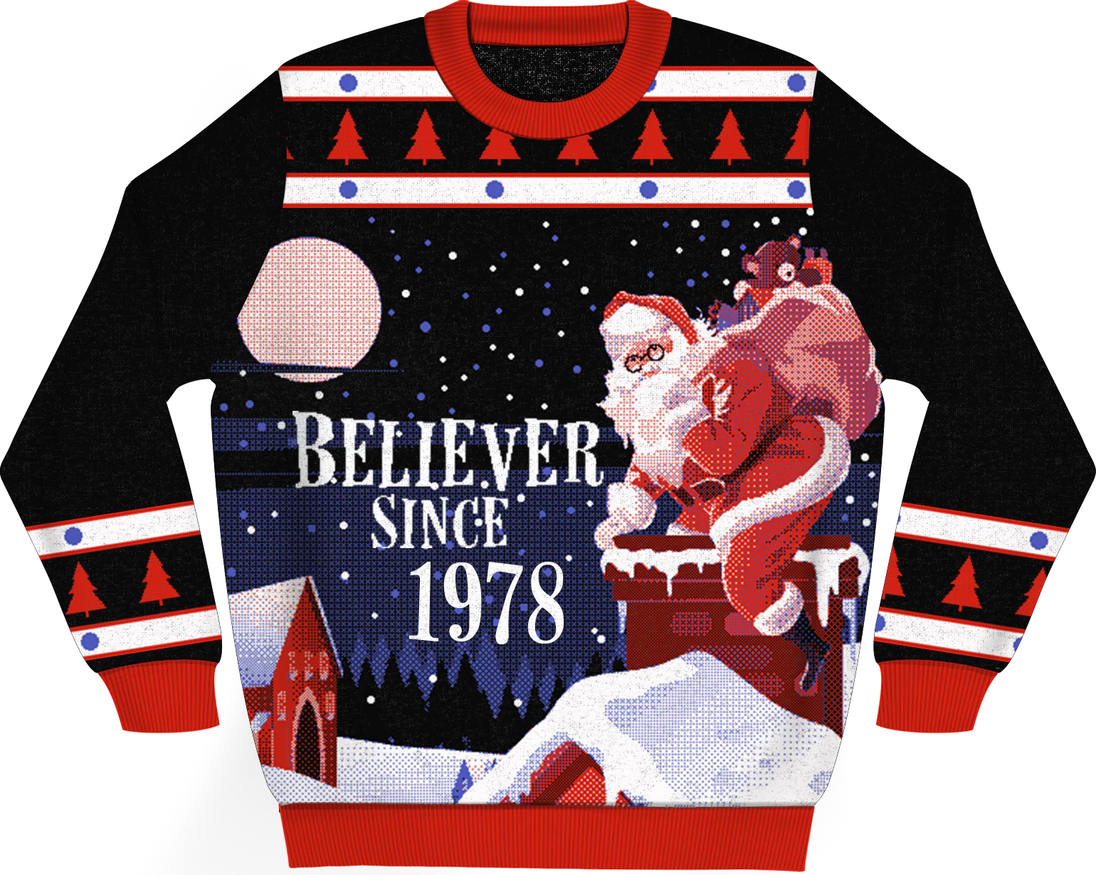 Believer Since 1978 Knitted Christmas Sweater