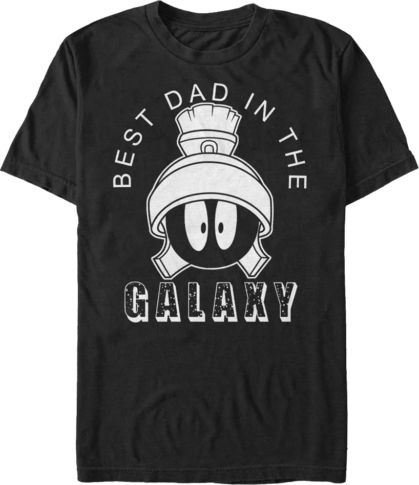 Best Dad In The Galaxy Marvin The Martian Looney Tunes T-Shirt