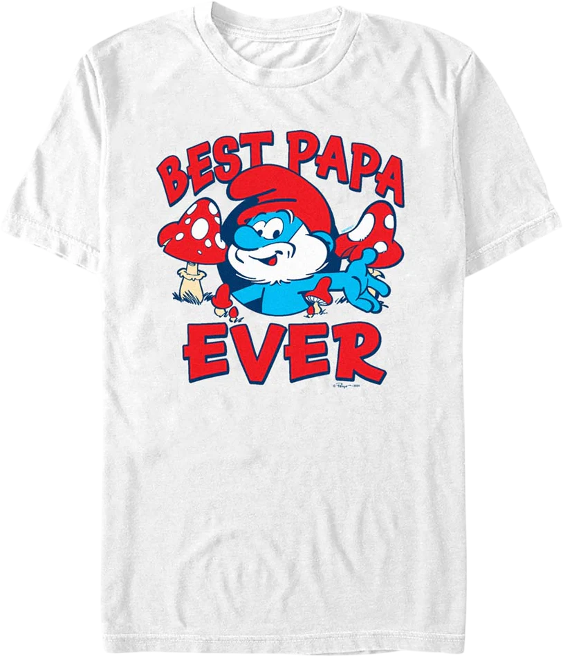 Best Papa Ever Smurfs T-Shirt
