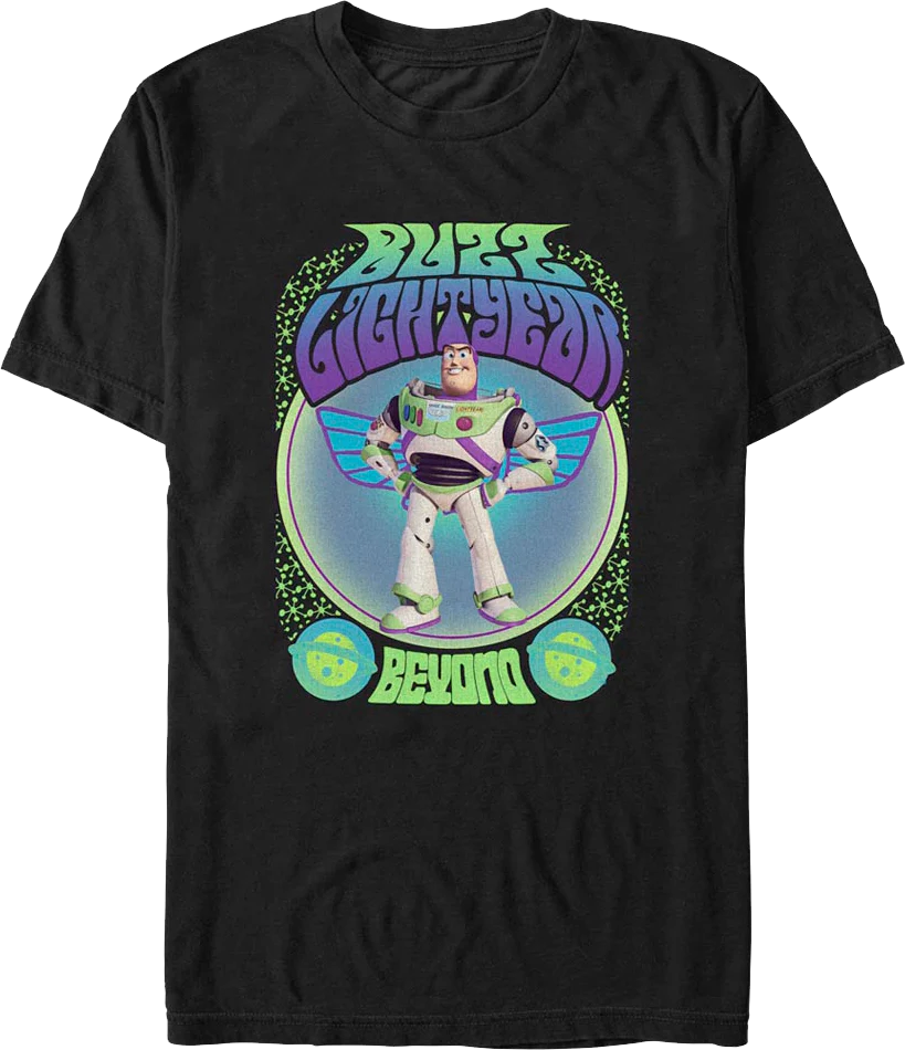 Beyond Psychedelic Buzz Lightyear Toy Story T-Shirt