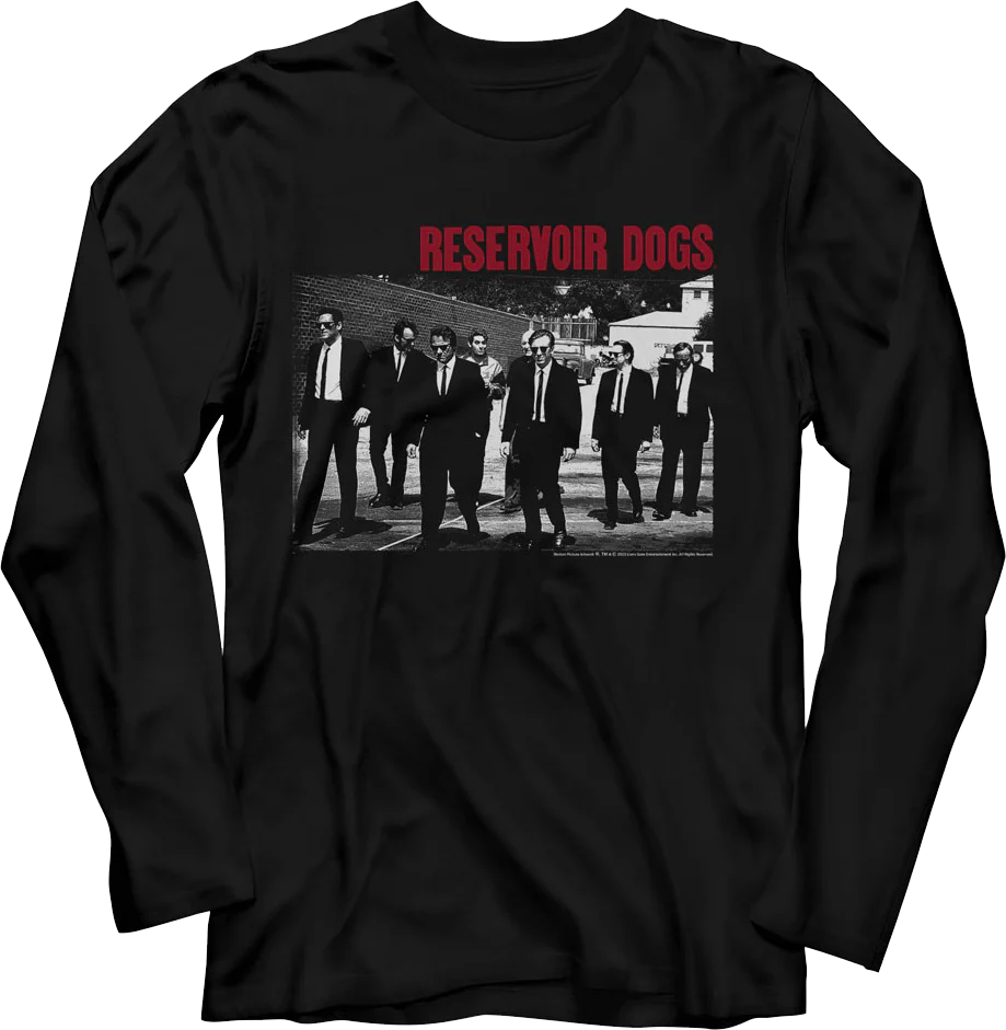 Black And White Group Photo Reservoir Dogs Long Sleeve Shirt