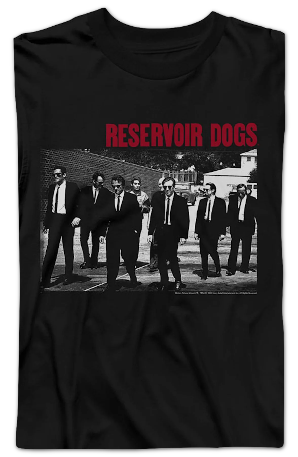 Black And White Group Photo Reservoir Dogs Long Sleeve Shirt - Image 2
