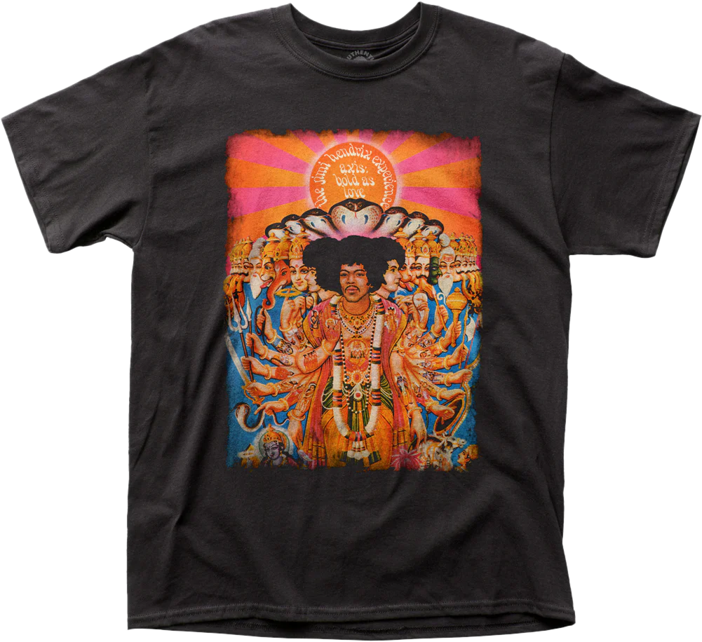 Black Axis Bold As Love Jimi Hendrix T-Shirt