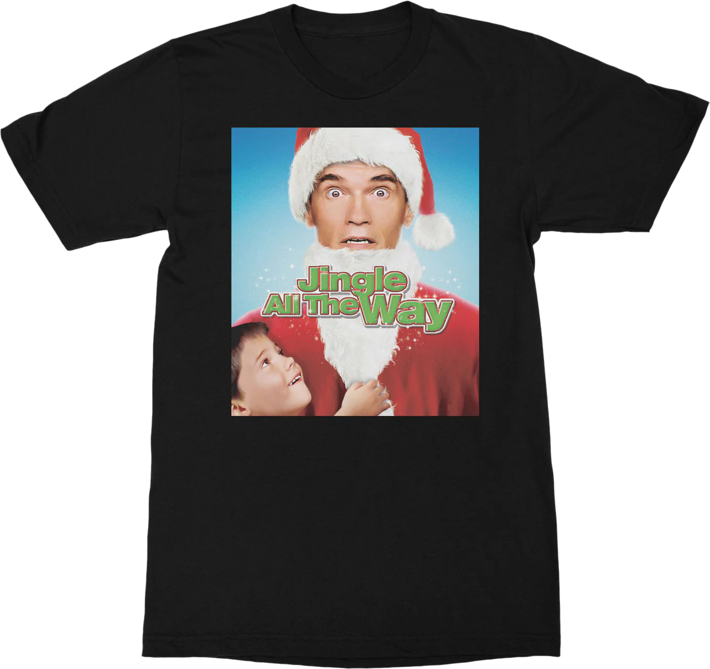 Black Jingle All The Way T-Shirt