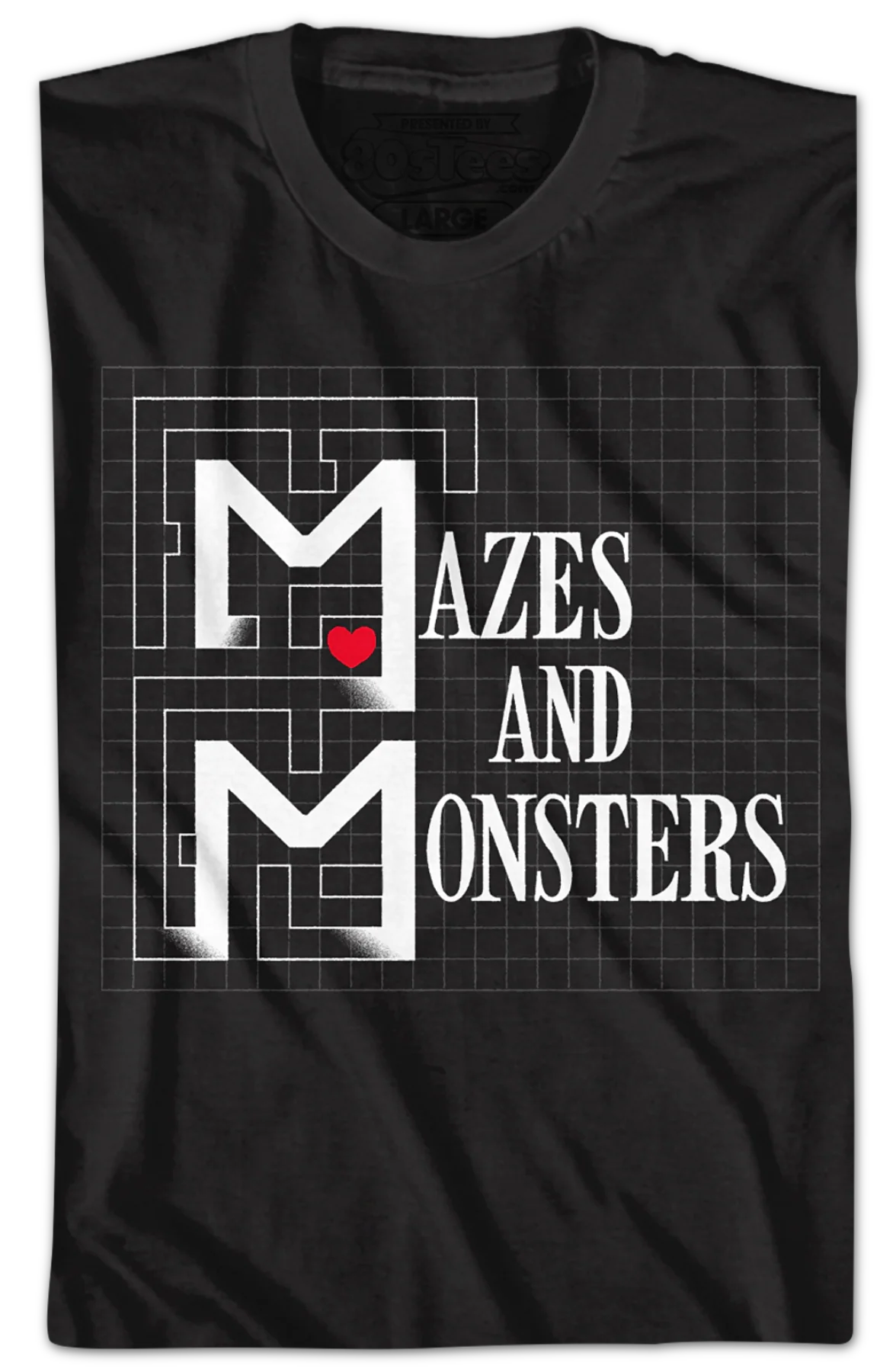 Black Mazes And Monsters T-Shirt - Image 2