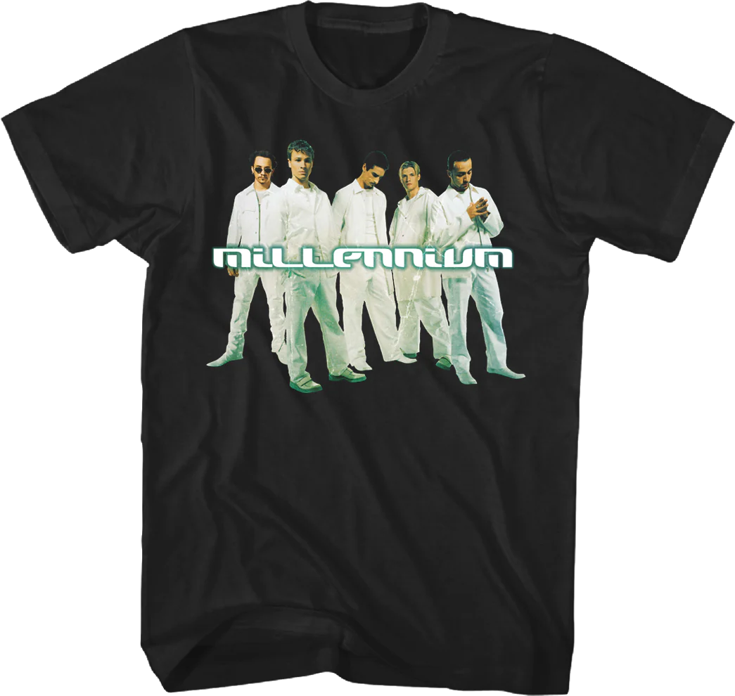 Black Millennium Backstreet Boys T-Shirt - Image 2