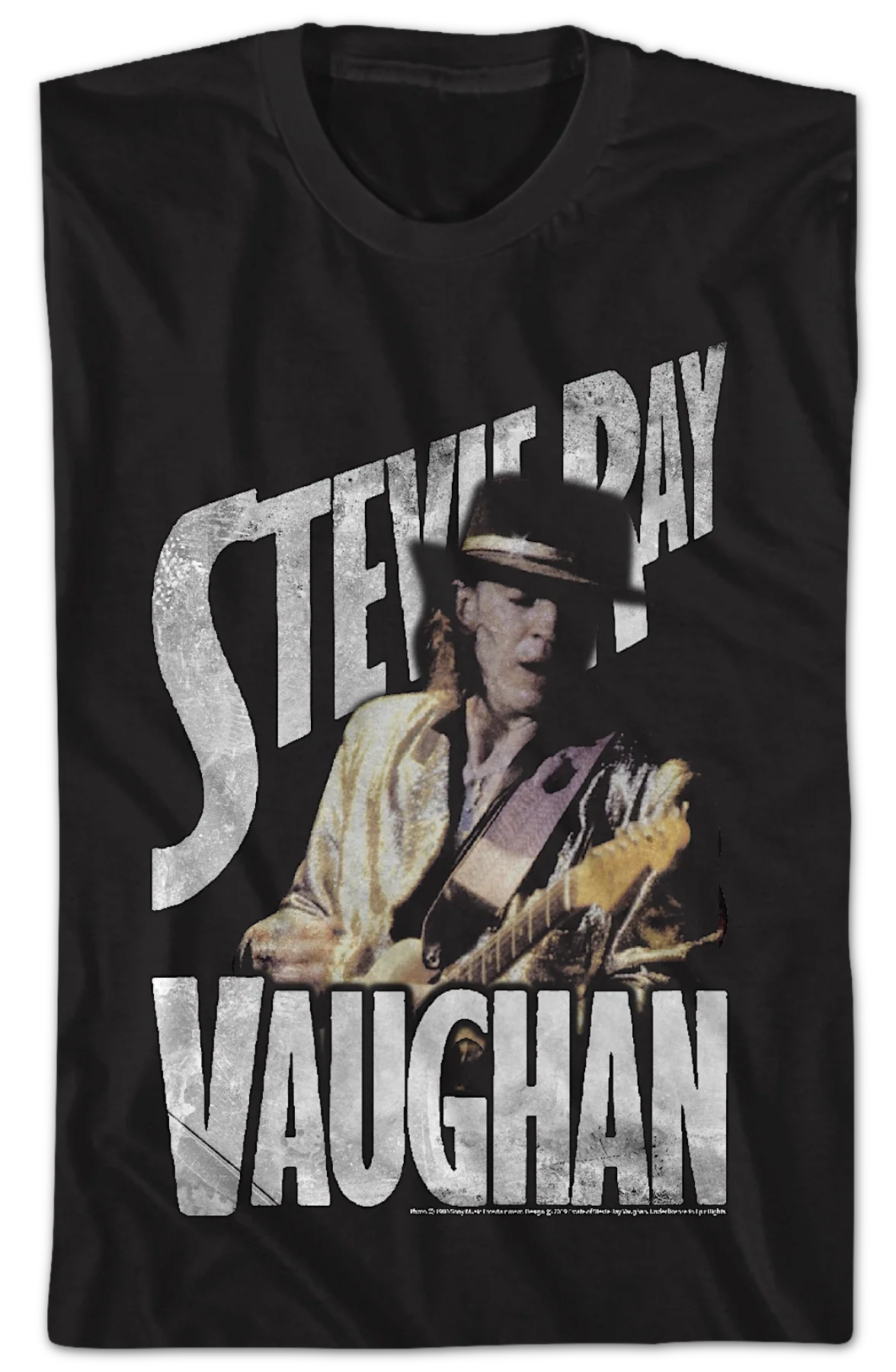 Black Stevie Ray Vaughan T-Shirt - Image 2