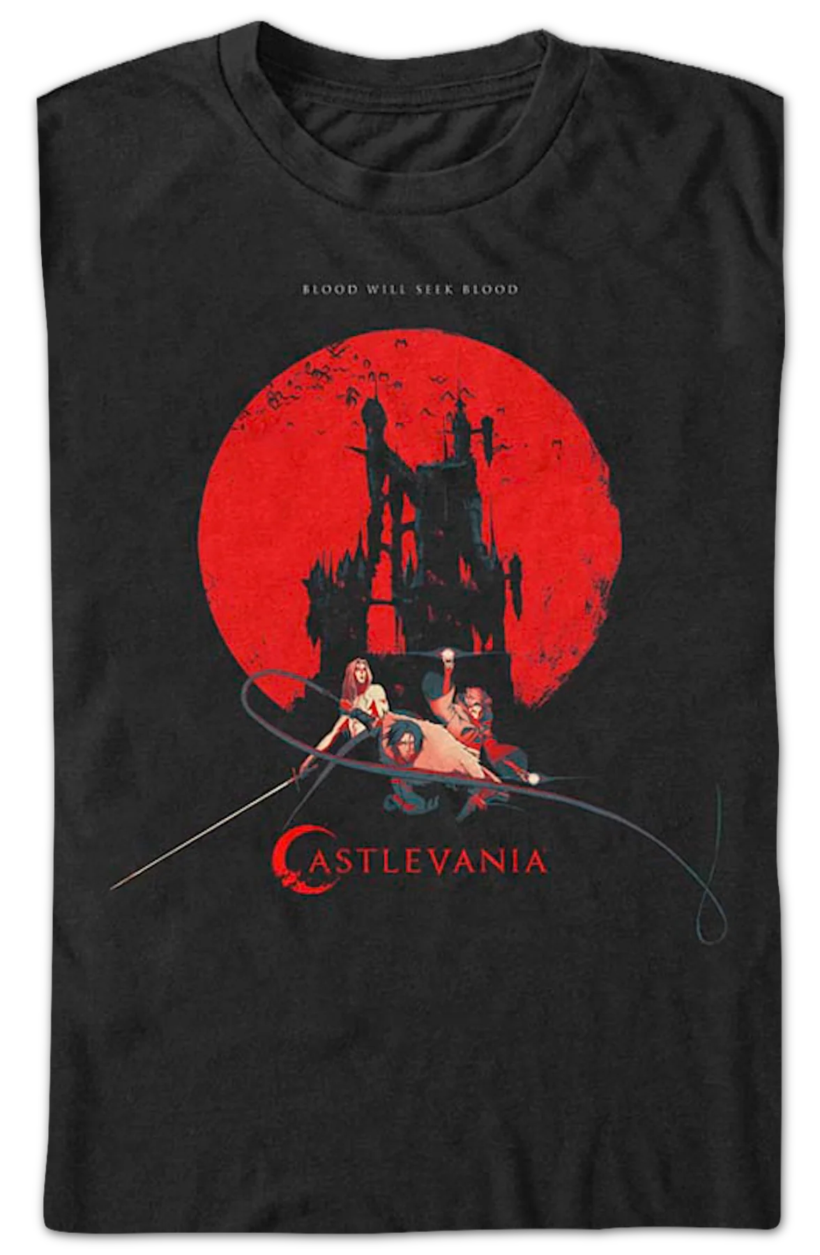 Blood Will Seek Blood Castlevania T-Shirt - Image 2