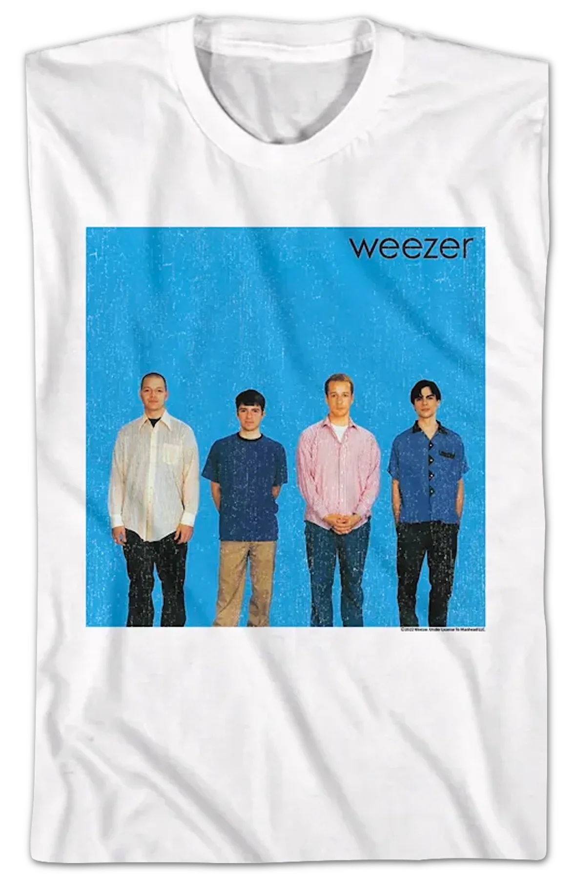 Blue Album Weezer T-Shirt - Image 2