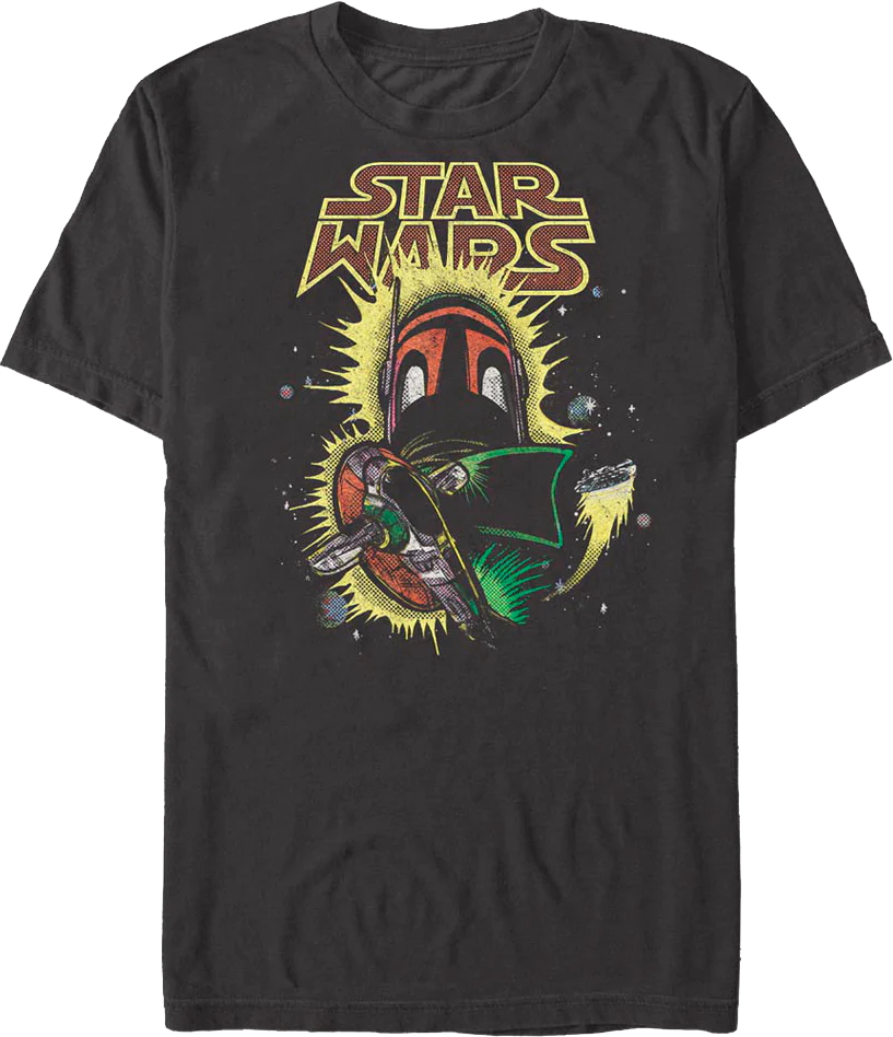 Boba Fett Comic Book Star Wars T-Shirt