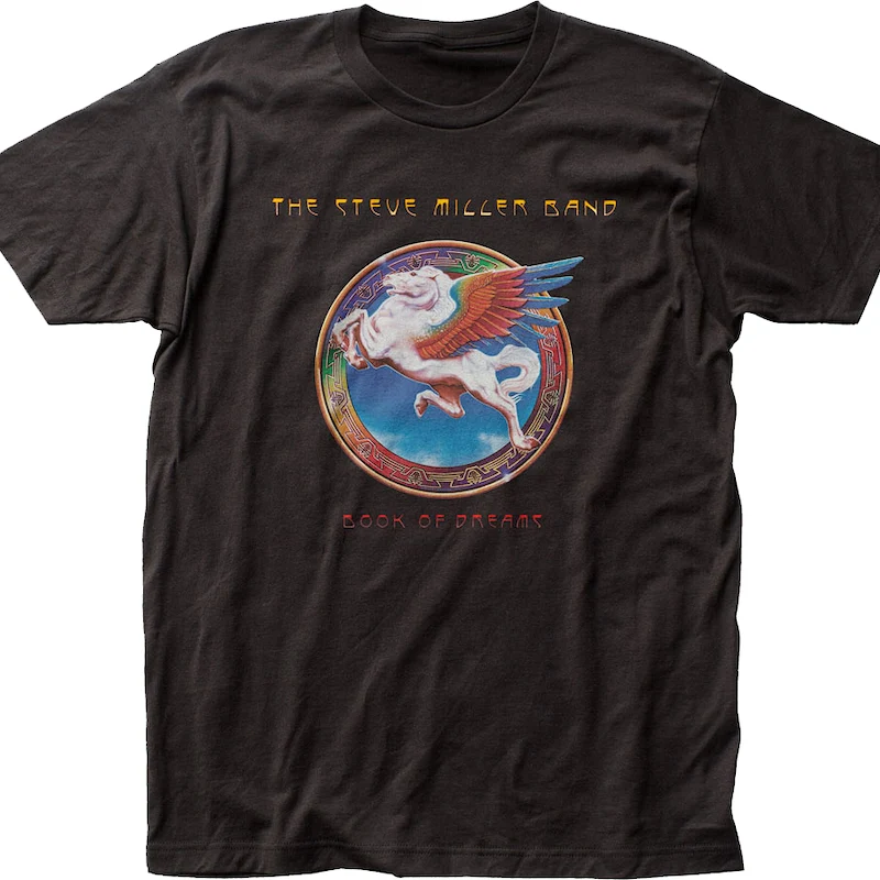 Book Of Dreams Cover Artwork Steve Miller Band T-Shirt