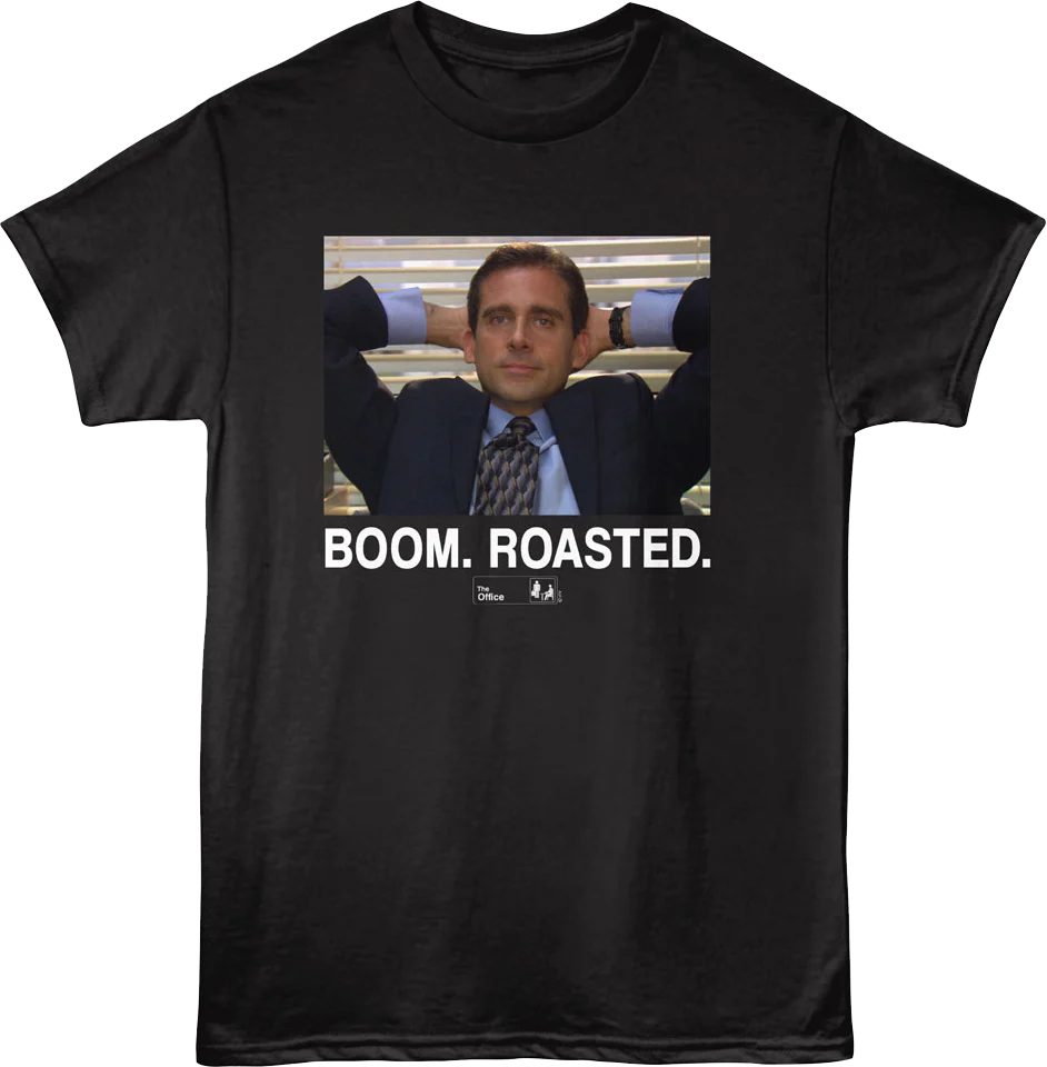 Boom Roasted The Office T-Shirt