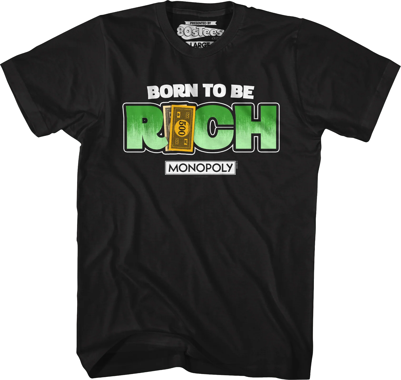 Born To Be Rich Monopoly T-Shirt - Image 11