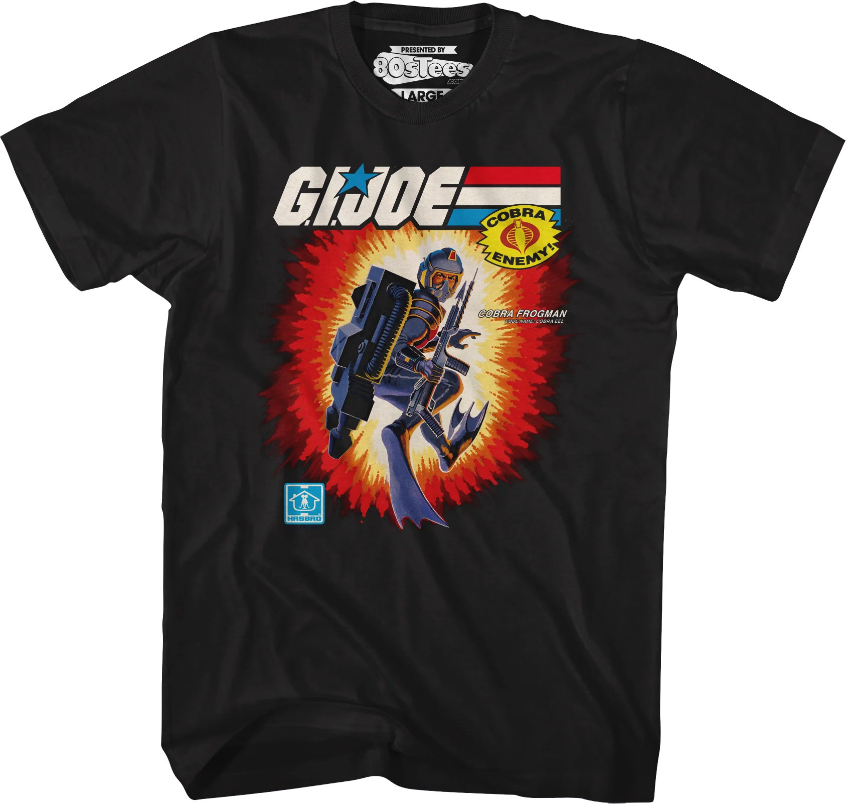 Box Art Cobra Frogman GI Joe T-Shirt