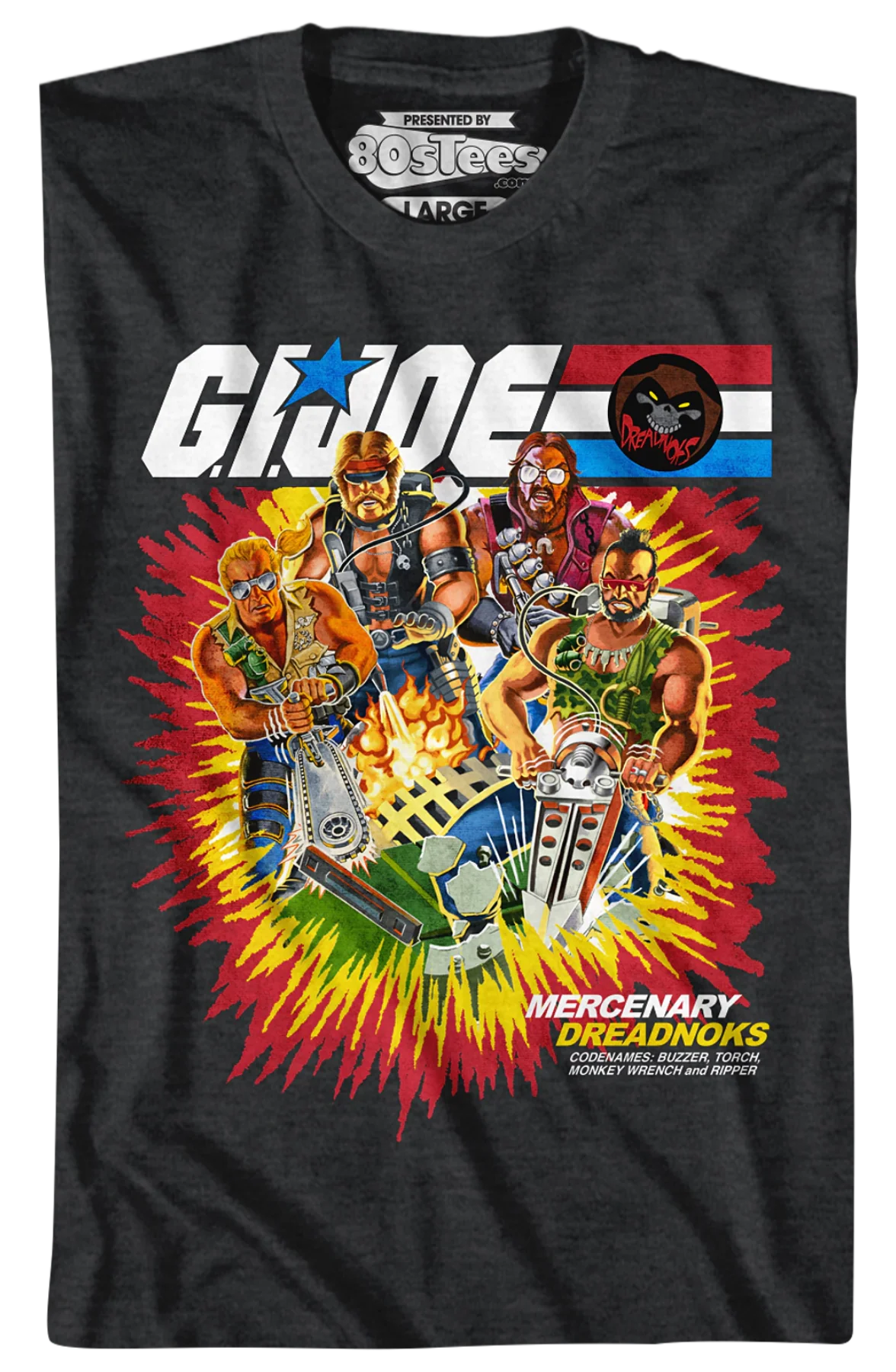 Box Art Dreadnoks GI Joe T-Shirt - Image 2