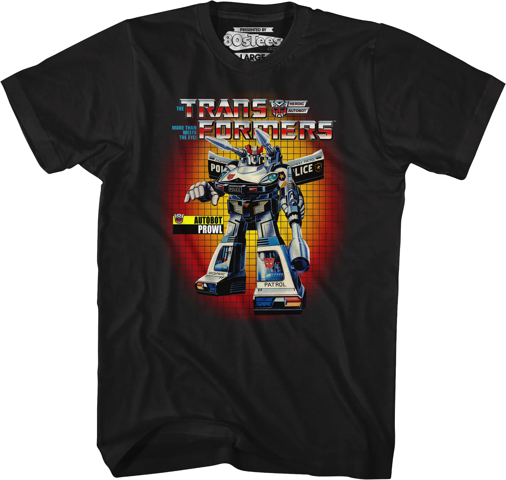 Box Art Prowl Transformers T-Shirt