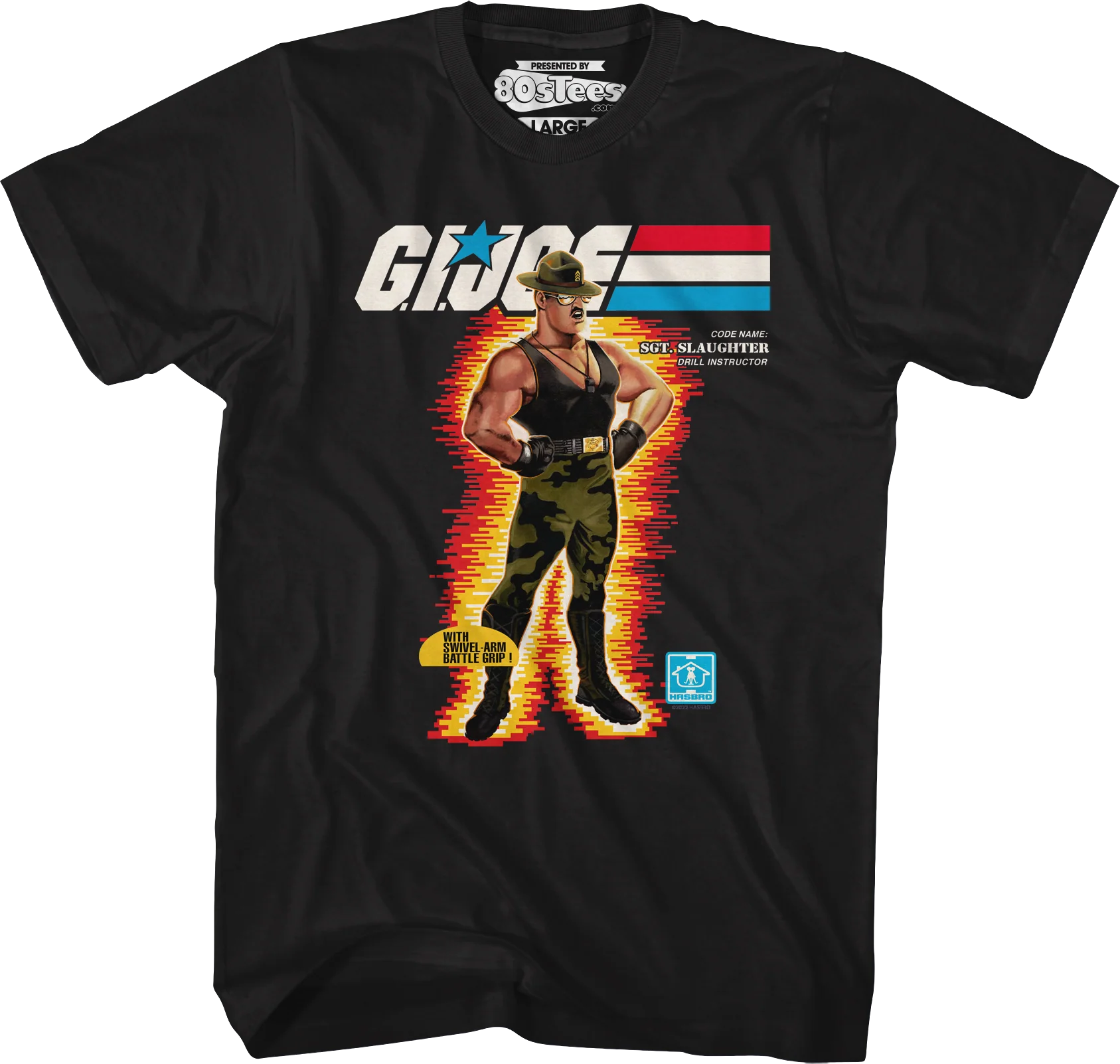 Box Art Sgt. Slaughter GI Joe T-Shirt