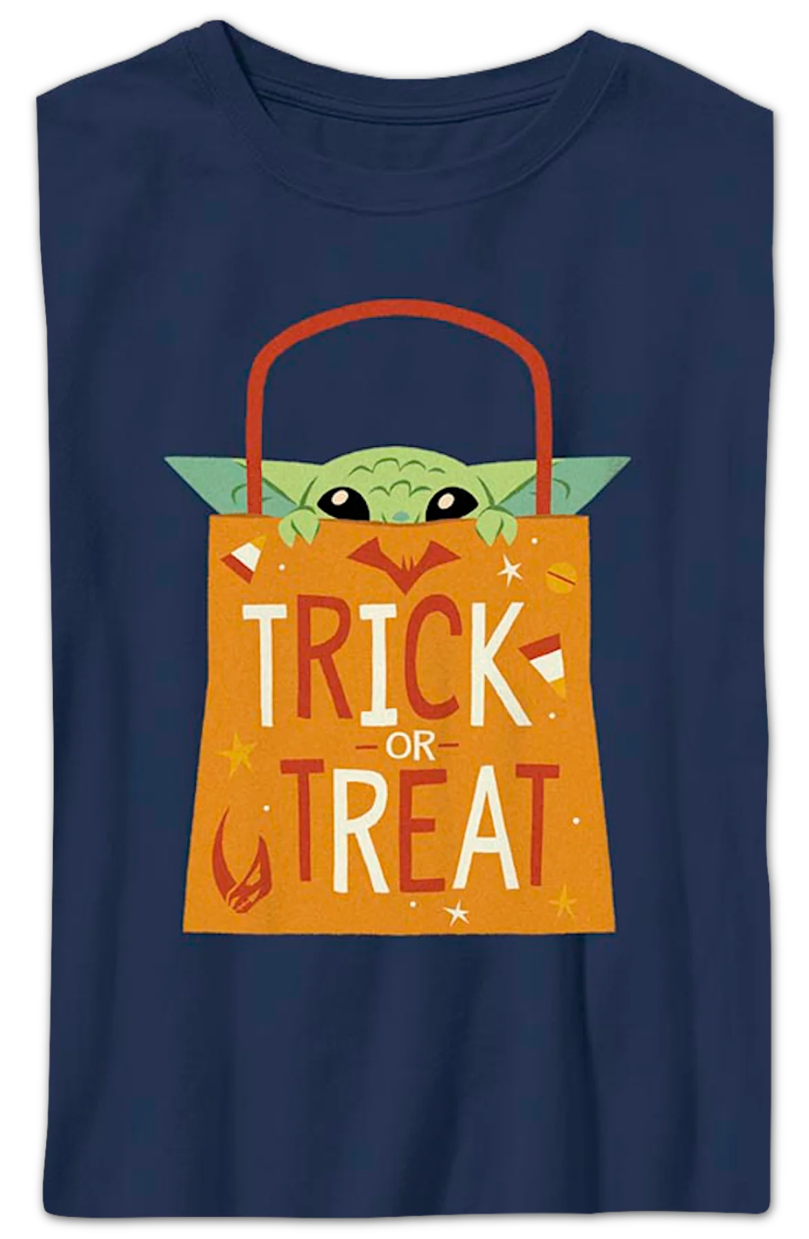 Boys Youth Grogu Trick Or Treat The Mandalorian Star Wars Shirt - Image 2
