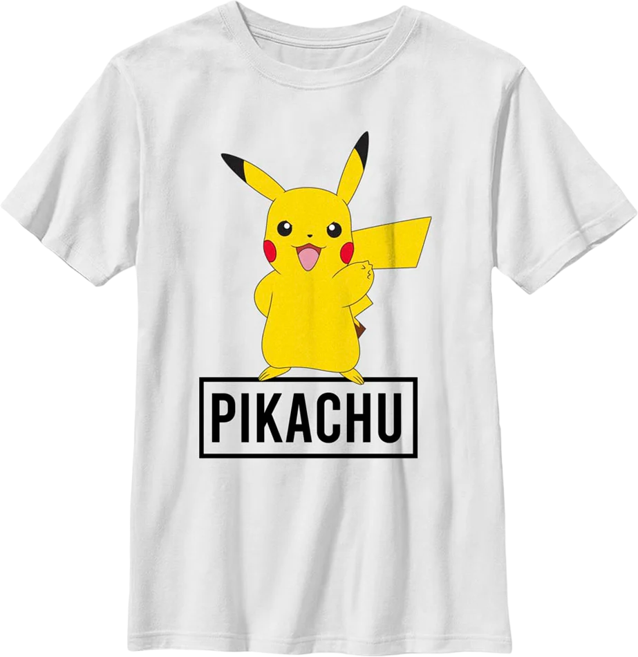 Boys Youth Pikachu Pose Pokemon Shirt